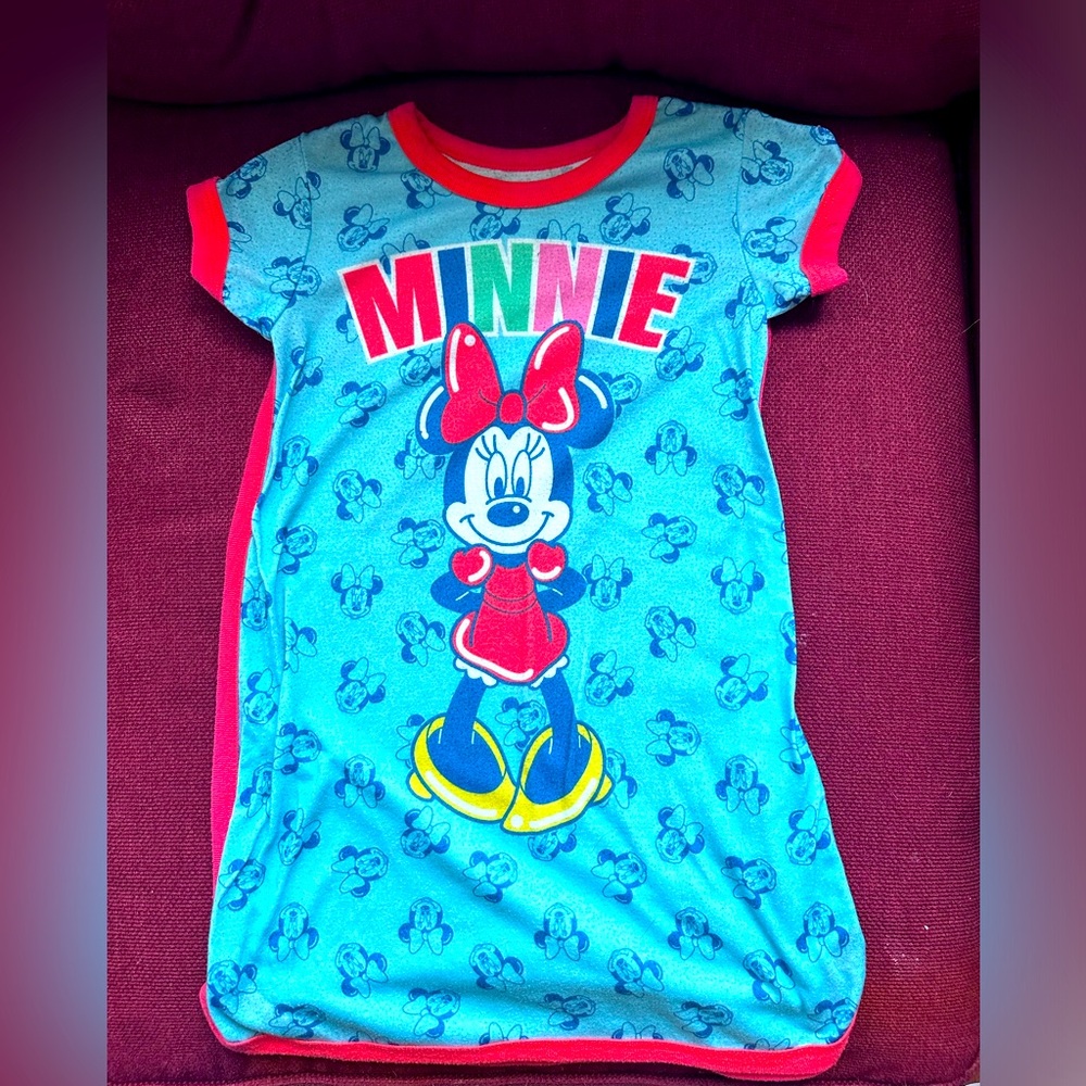 Minnie Mouse Nightgown kids size 6/6x
